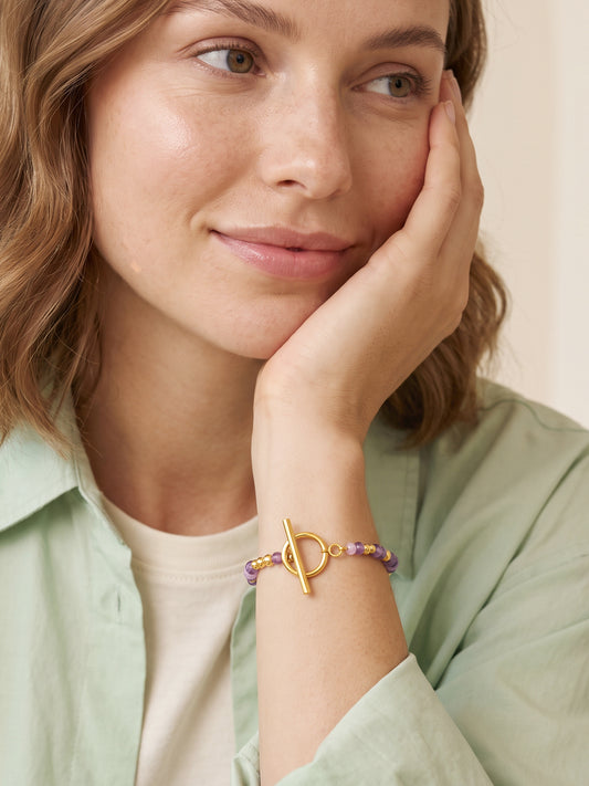 IXIA by GIVA Nomad Soul Gold Plated Bracelet