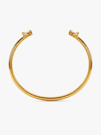 IXIA by GIVA Pixie Dust Gold Plated Cuff Bracelet