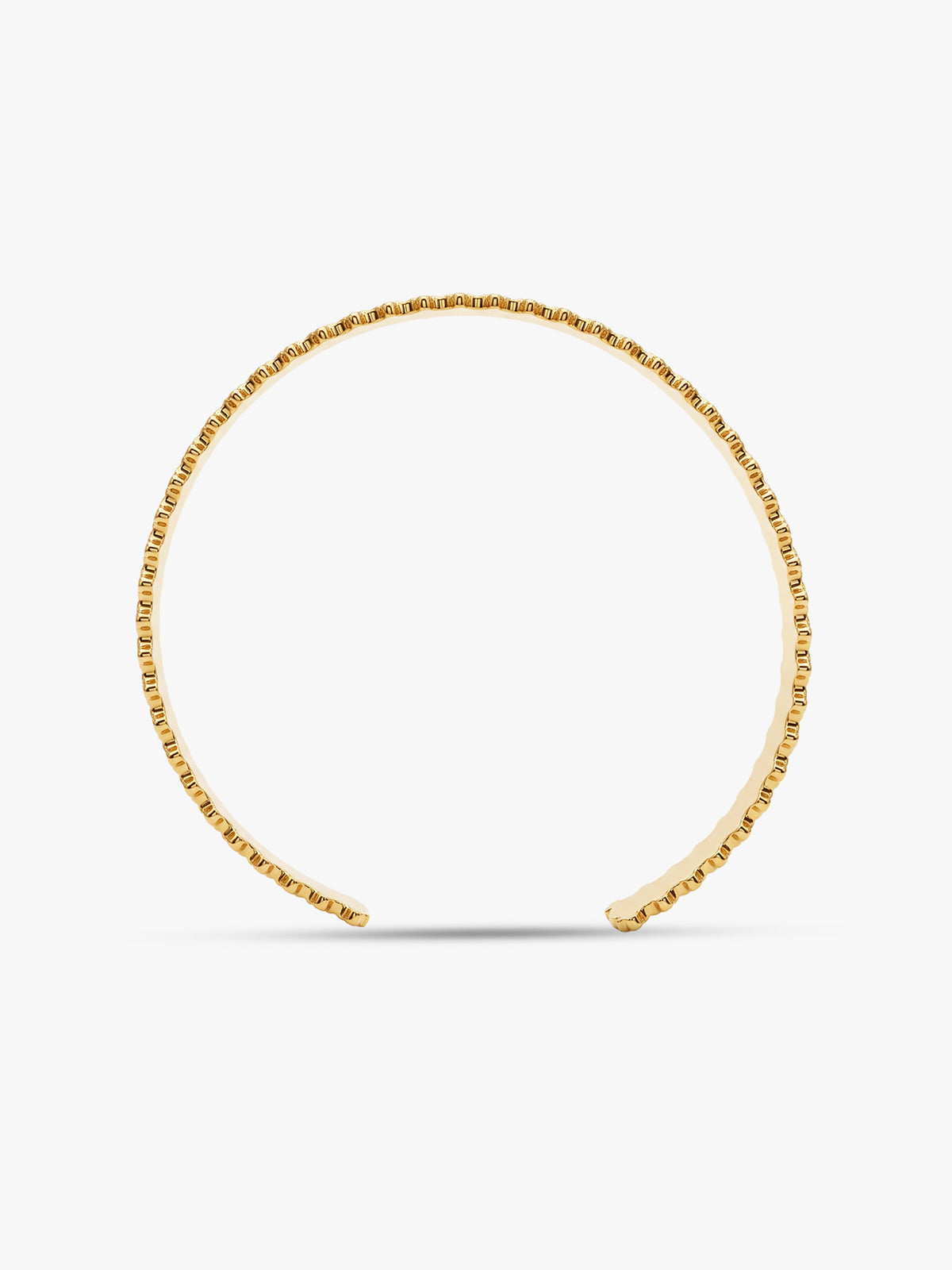 IXIA by GIVA Gilded Aura Gold Plated Cuff Bracelet (Size 2.4)
