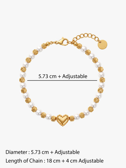 IXIA by GIVA Coquettecore Gold Plated Bracelet