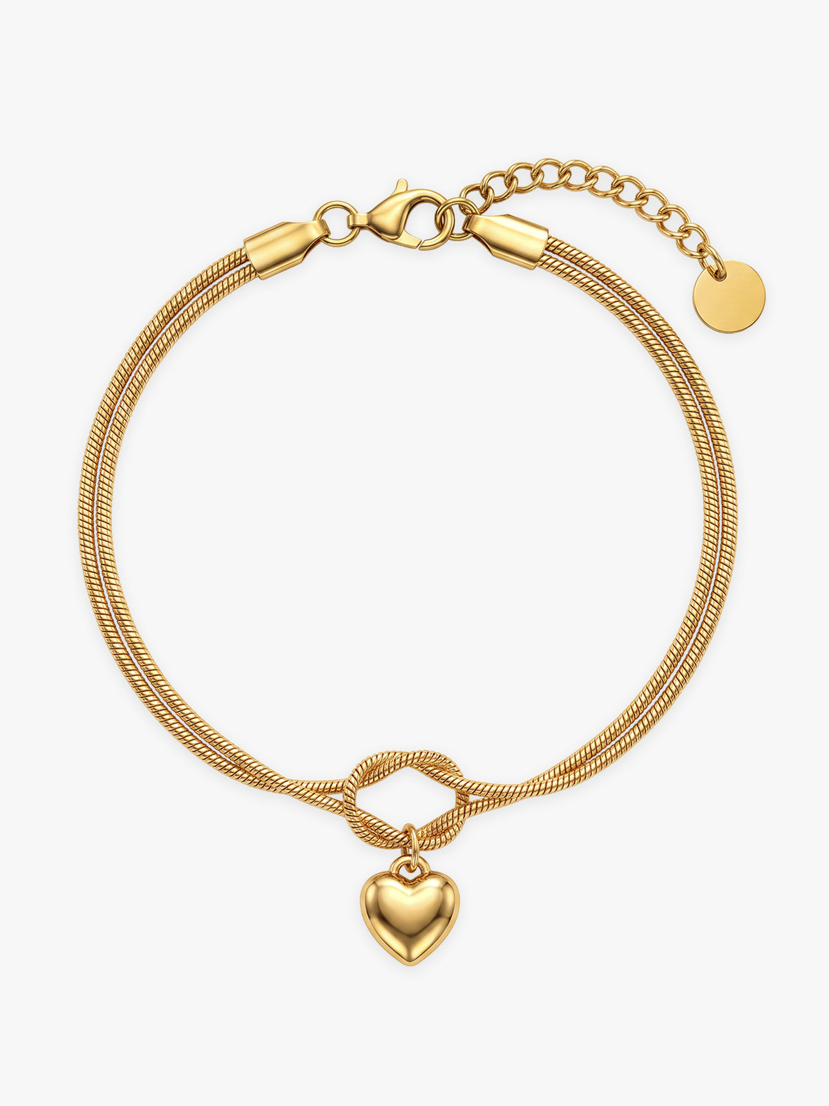 IXIA by GIVA First Love Gold Plated Bracelet