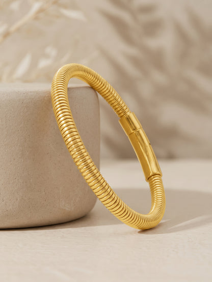IXIA by GIVA Built Different Gold Plated Bracelet