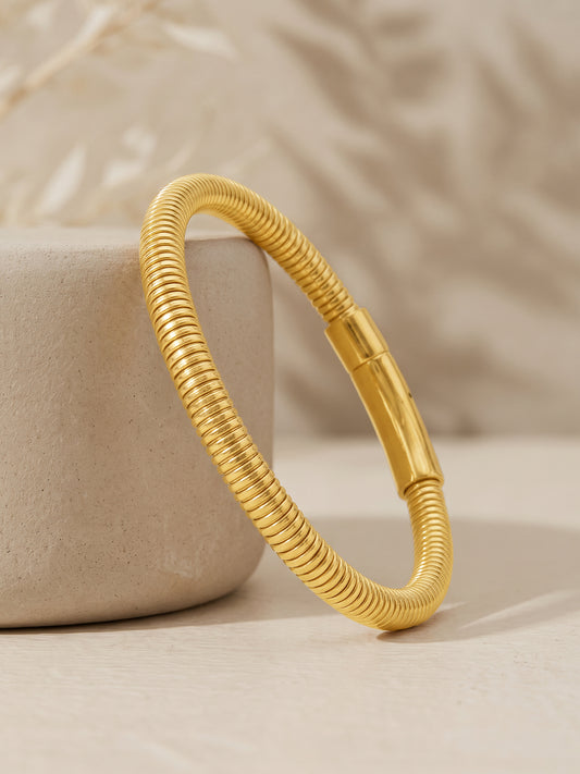 IXIA by GIVA Built Different Gold Plated Bracelet