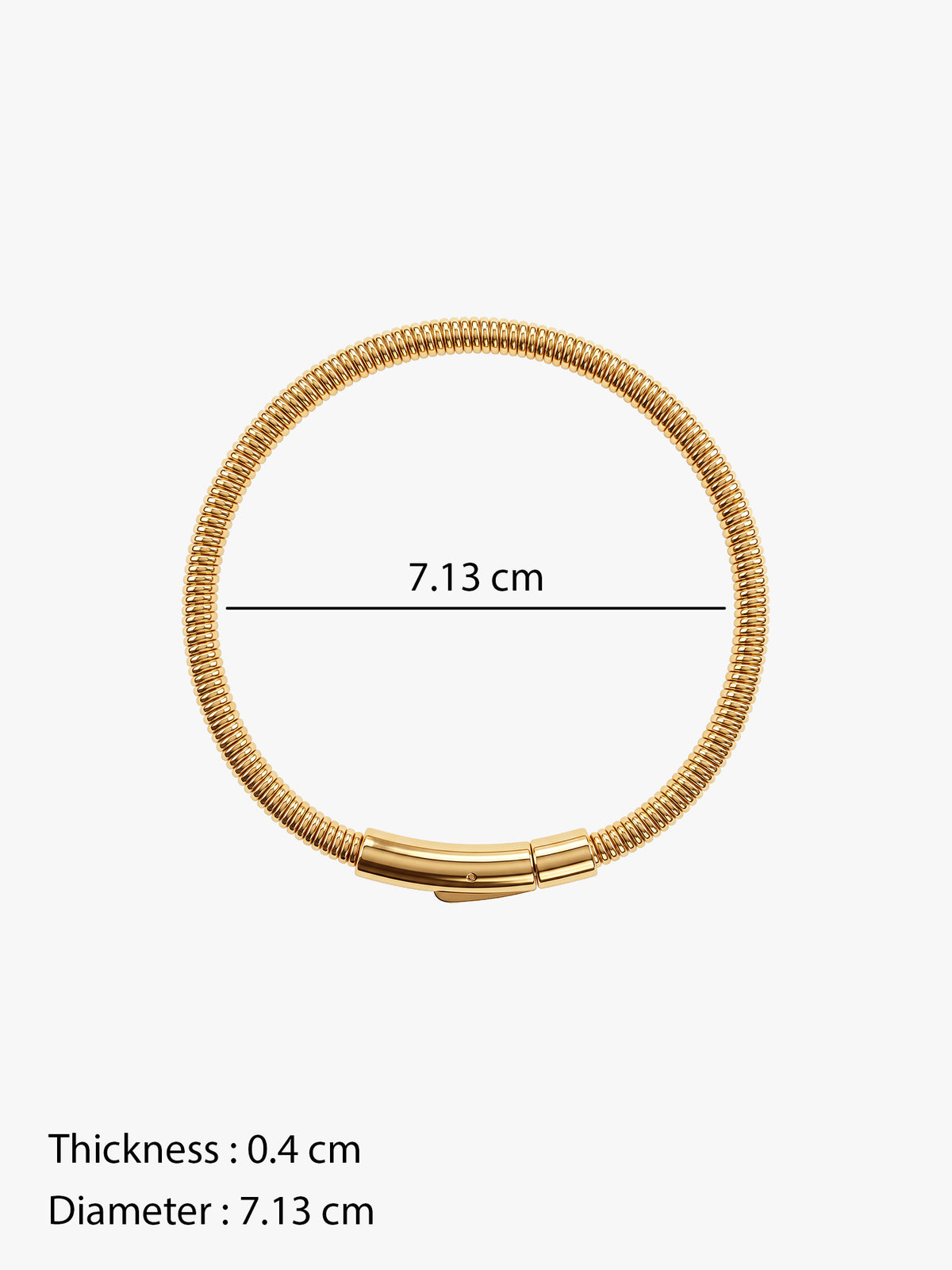 IXIA by GIVA Built Different Gold Plated Bracelet