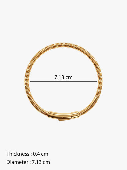 IXIA by GIVA Built Different Gold Plated Bracelet