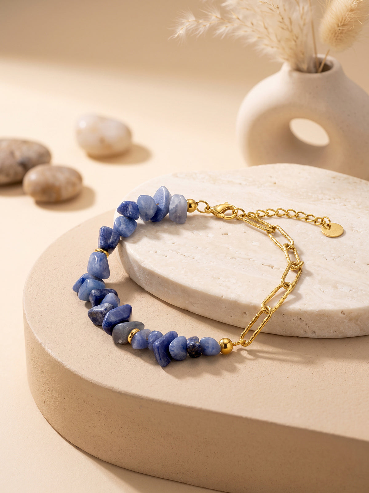 IXIA by GIVA Pet Rocks Gold Plated Bracelet