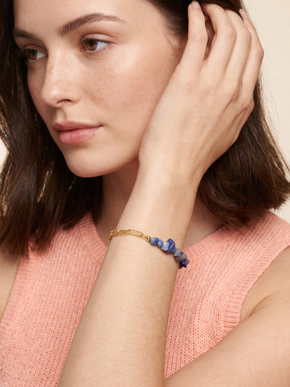 IXIA by GIVA Pet Rocks Gold Plated Bracelet