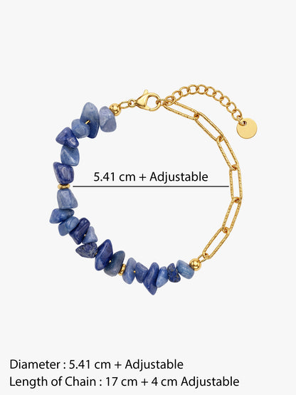 IXIA by GIVA Pet Rocks Gold Plated Bracelet