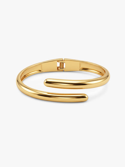 IXIA by GIVA Honey Wrap Gold Plated Cuff Bracelet
