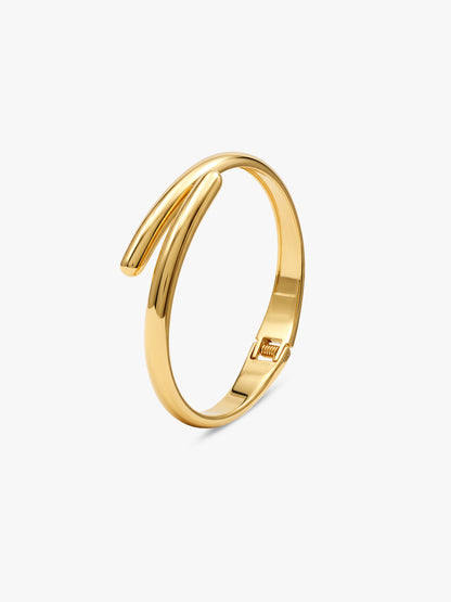 IXIA by GIVA Honey Wrap Gold Plated Cuff Bracelet