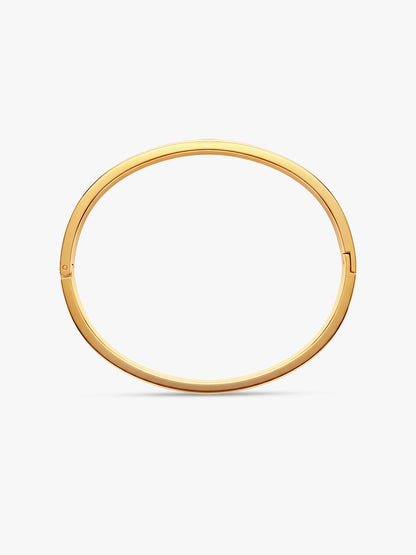 IXIA by GIVA Good Juju Gold Plated Bangle Bracelet
