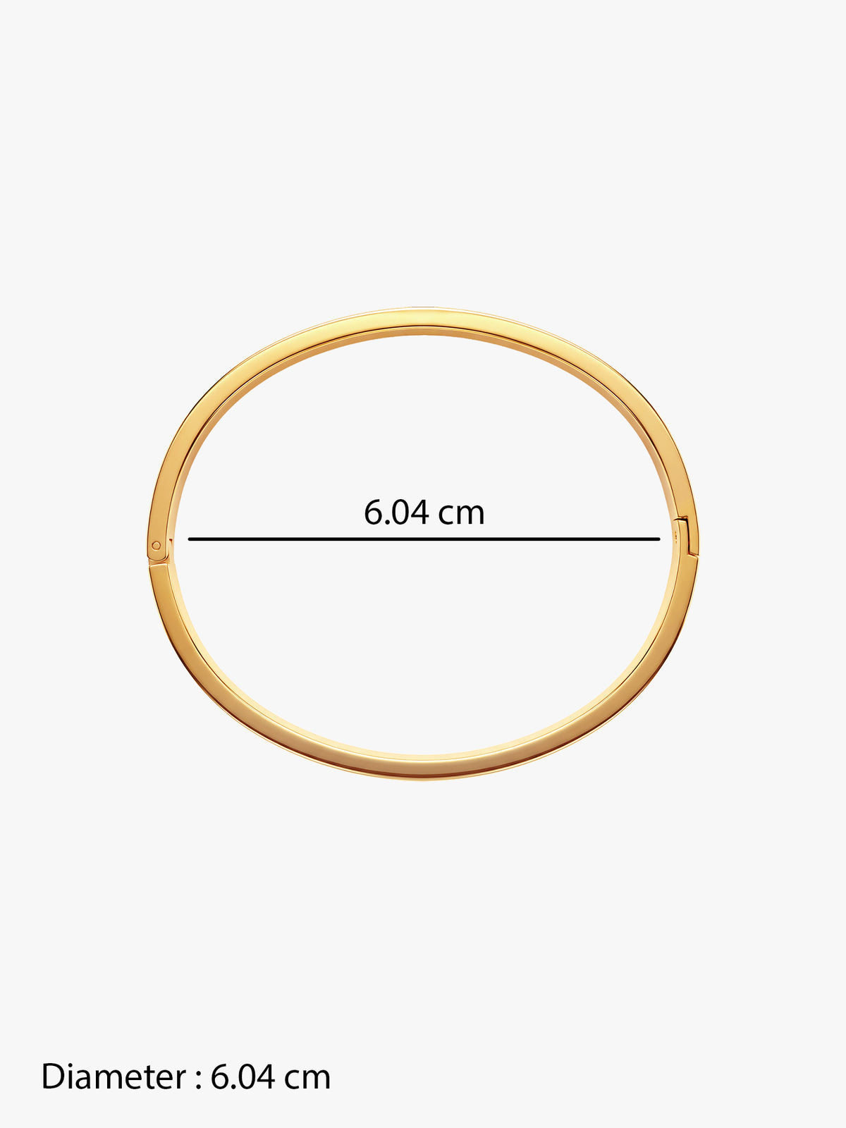 IXIA by GIVA Good Juju Gold Plated Bangle Bracelet