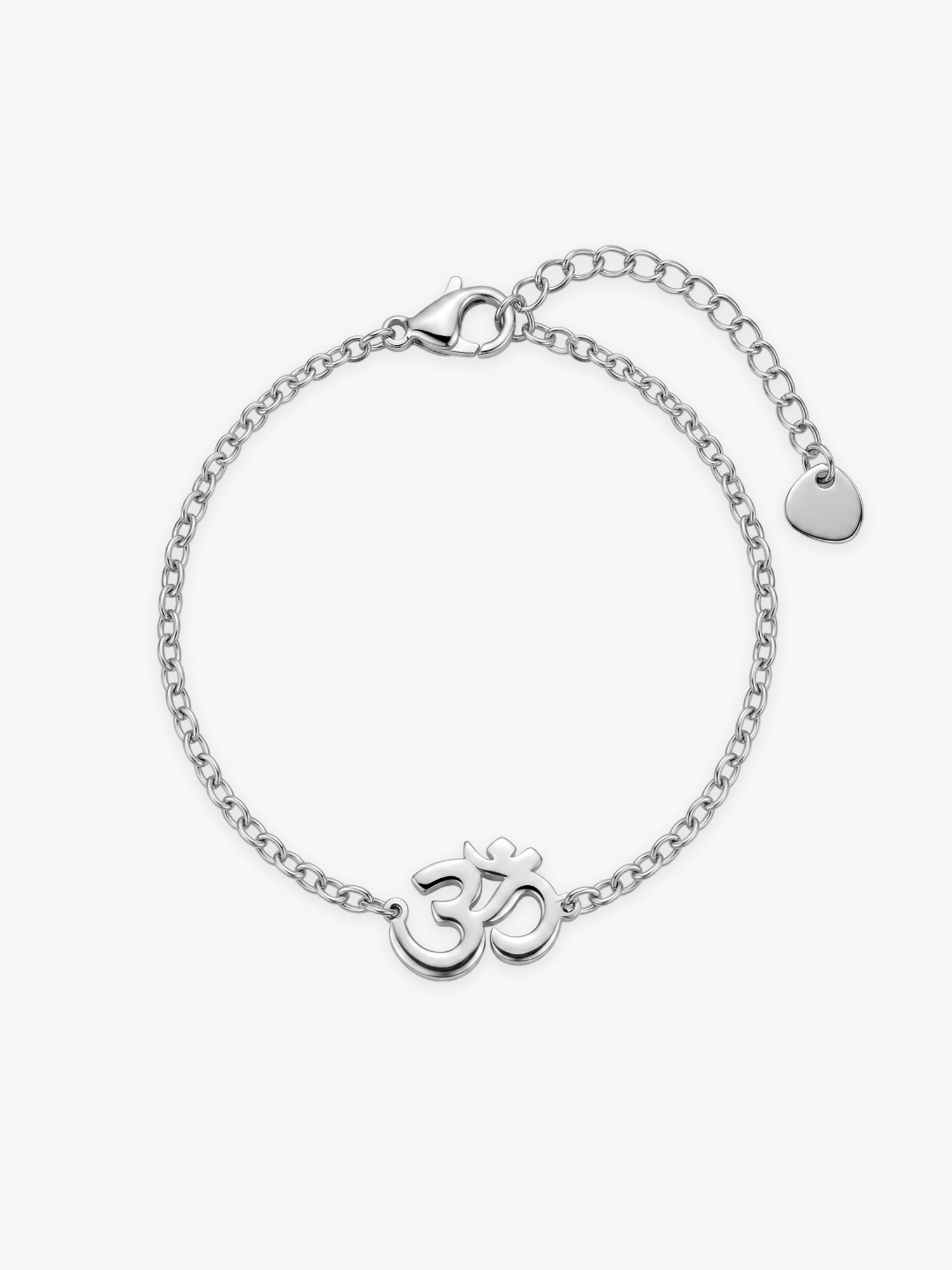 IXIA by GIVA Om Rhodium Plated Rakhi Bracelet