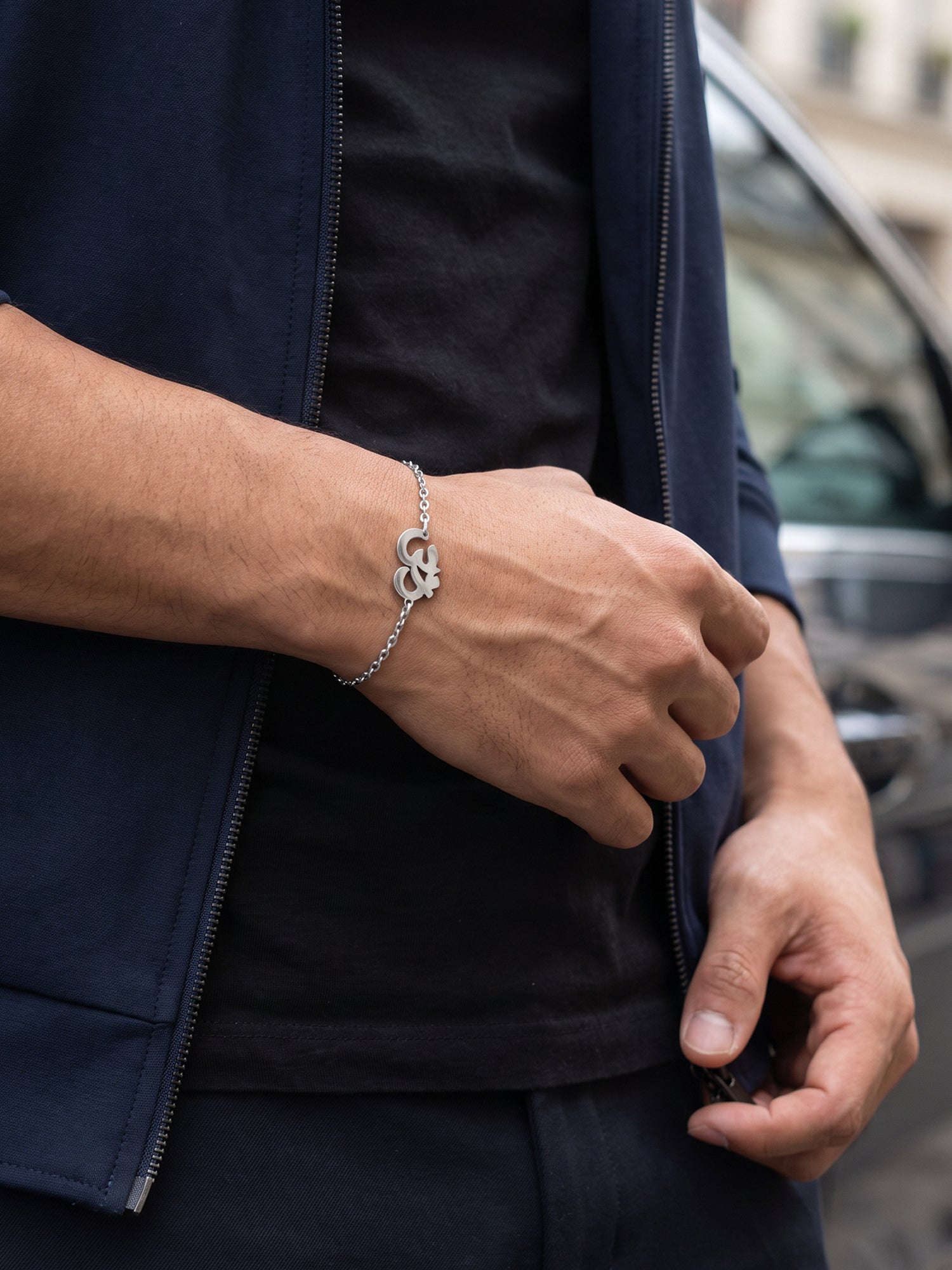 IXIA by GIVA Om Rhodium Plated Rakhi Bracelet