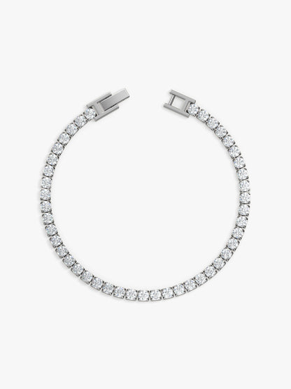 Ice Line Tennis Stainless Steel Bracelet
