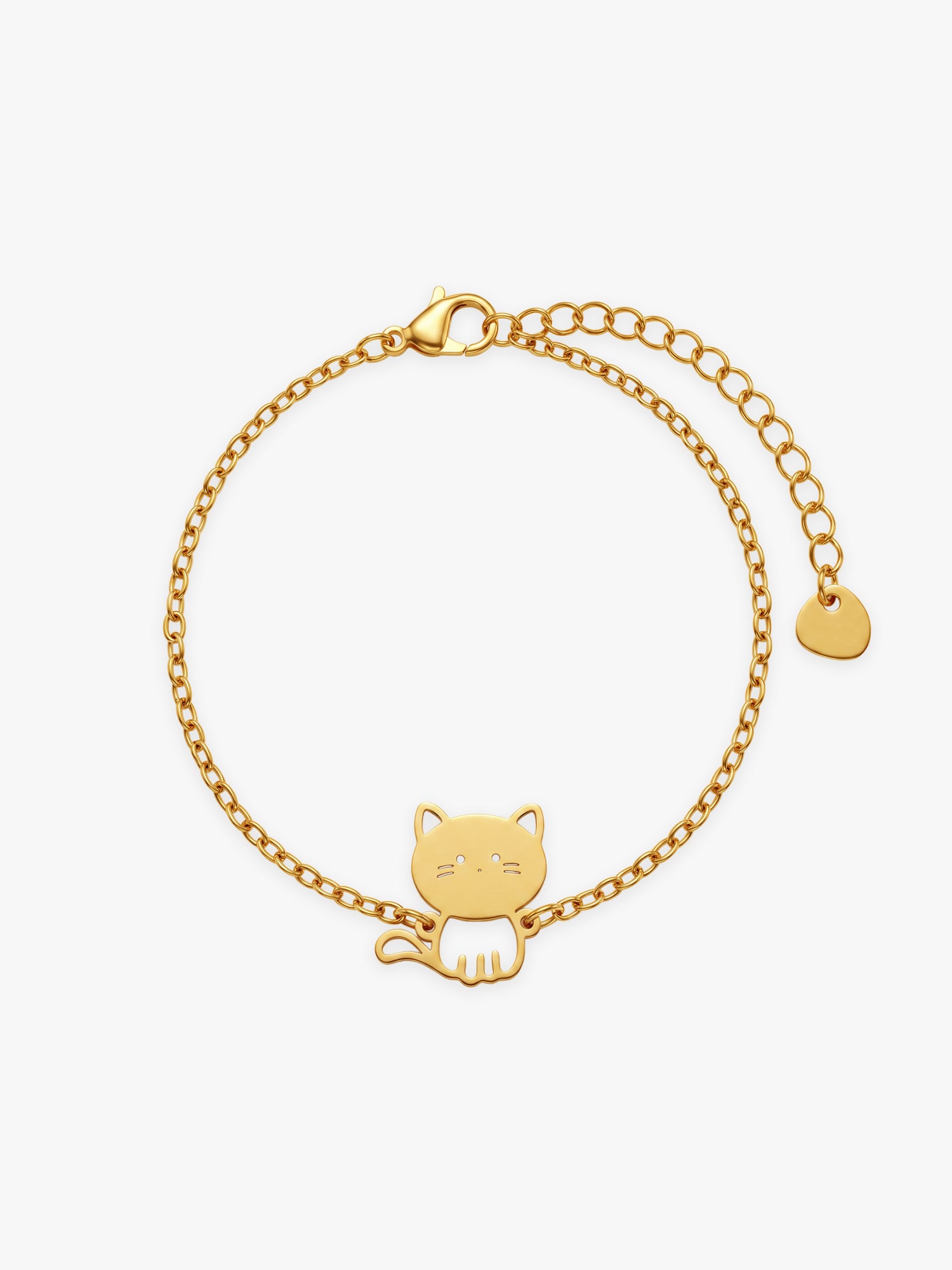 OnnMe by GIVA Kitten Gold Plated Rakhi Bracelet