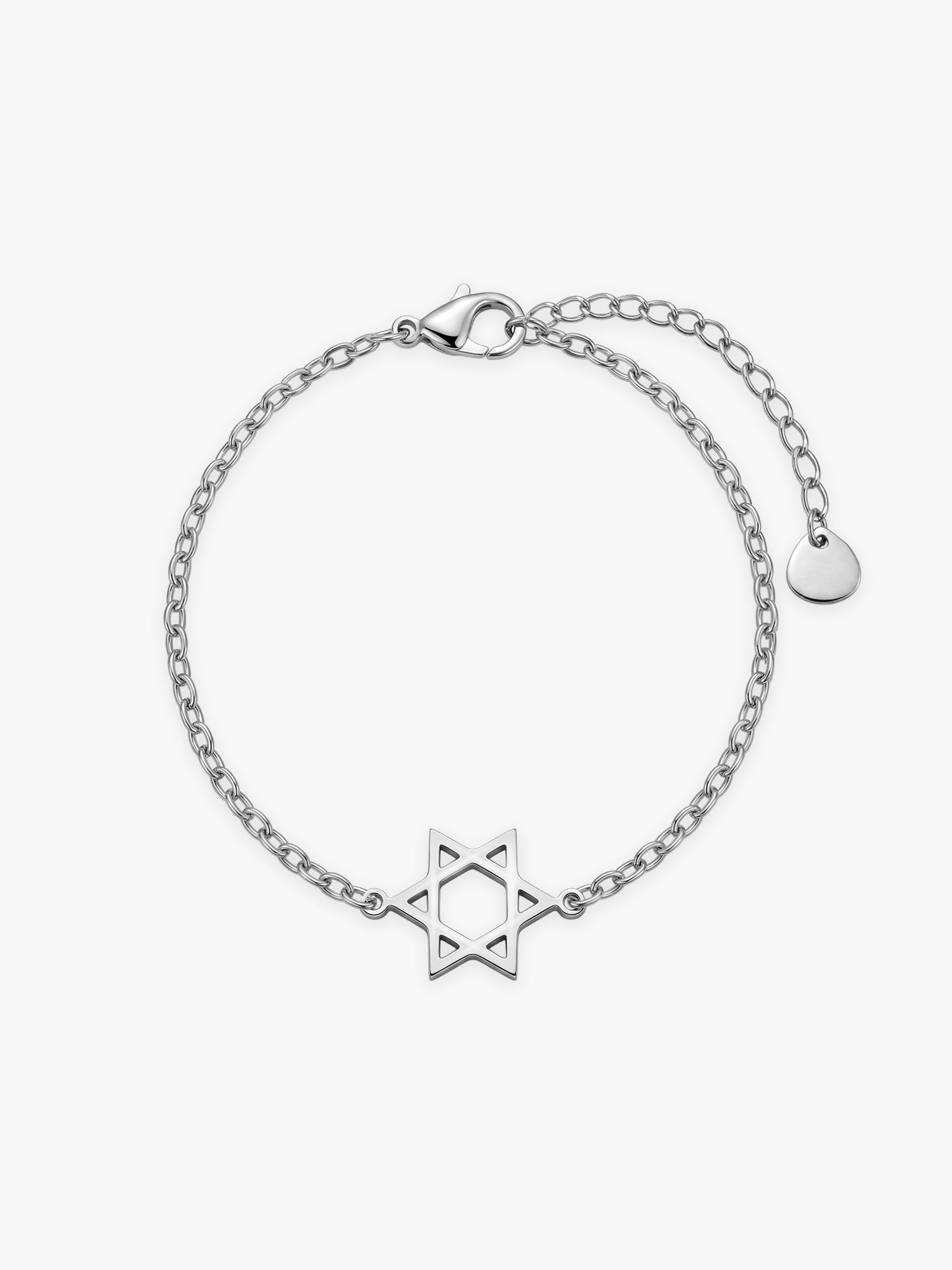 IXIA by GIVA Star Rhodium Plated Rakhi Bracelet