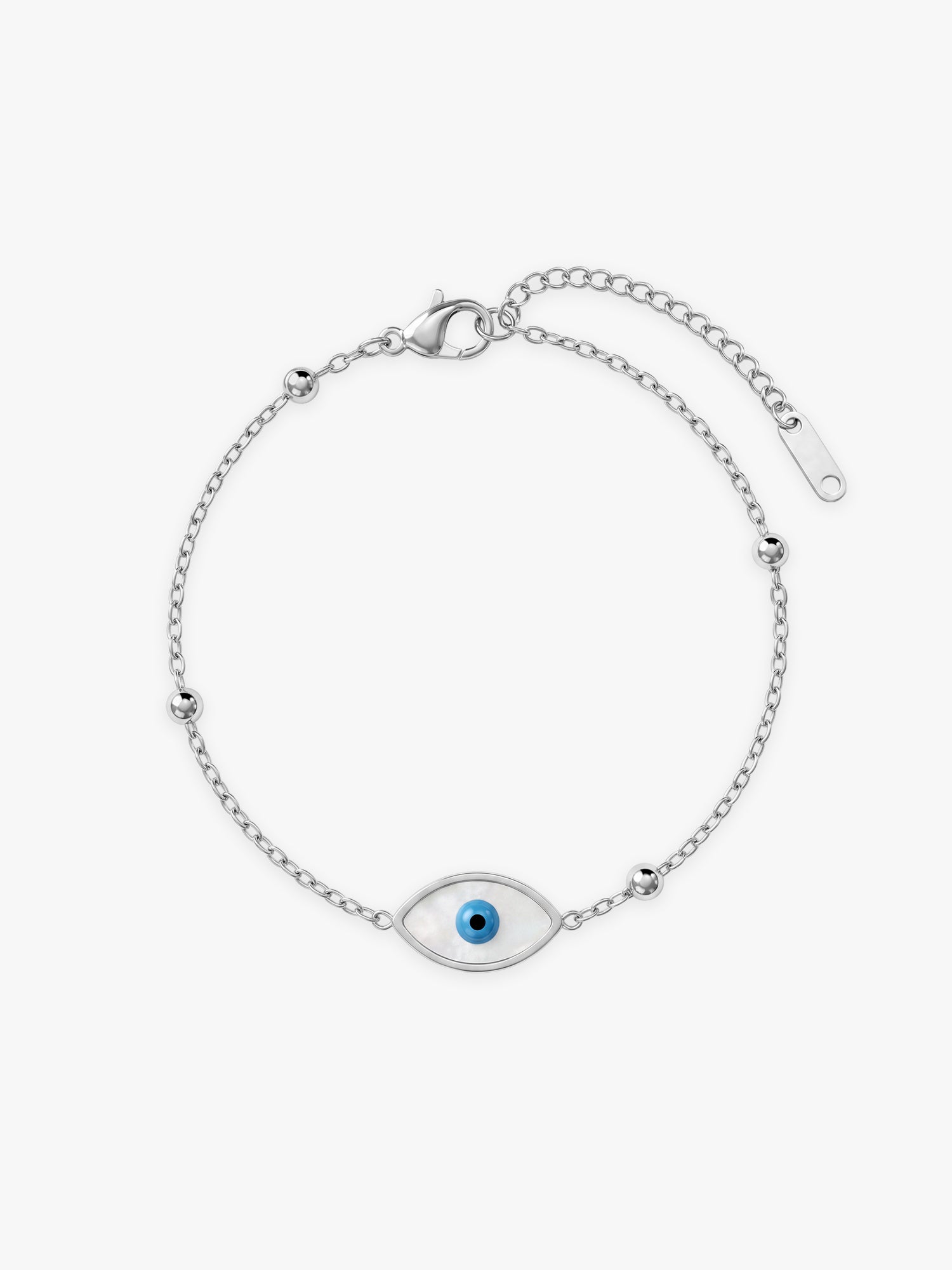 OnnMe by GIVA Evil Eye Rhodium Plated Rakhi Bracelet