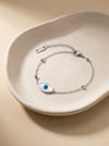 IXIA by GIVA Evil Eye Rhodium Plated Rakhi Bracelet