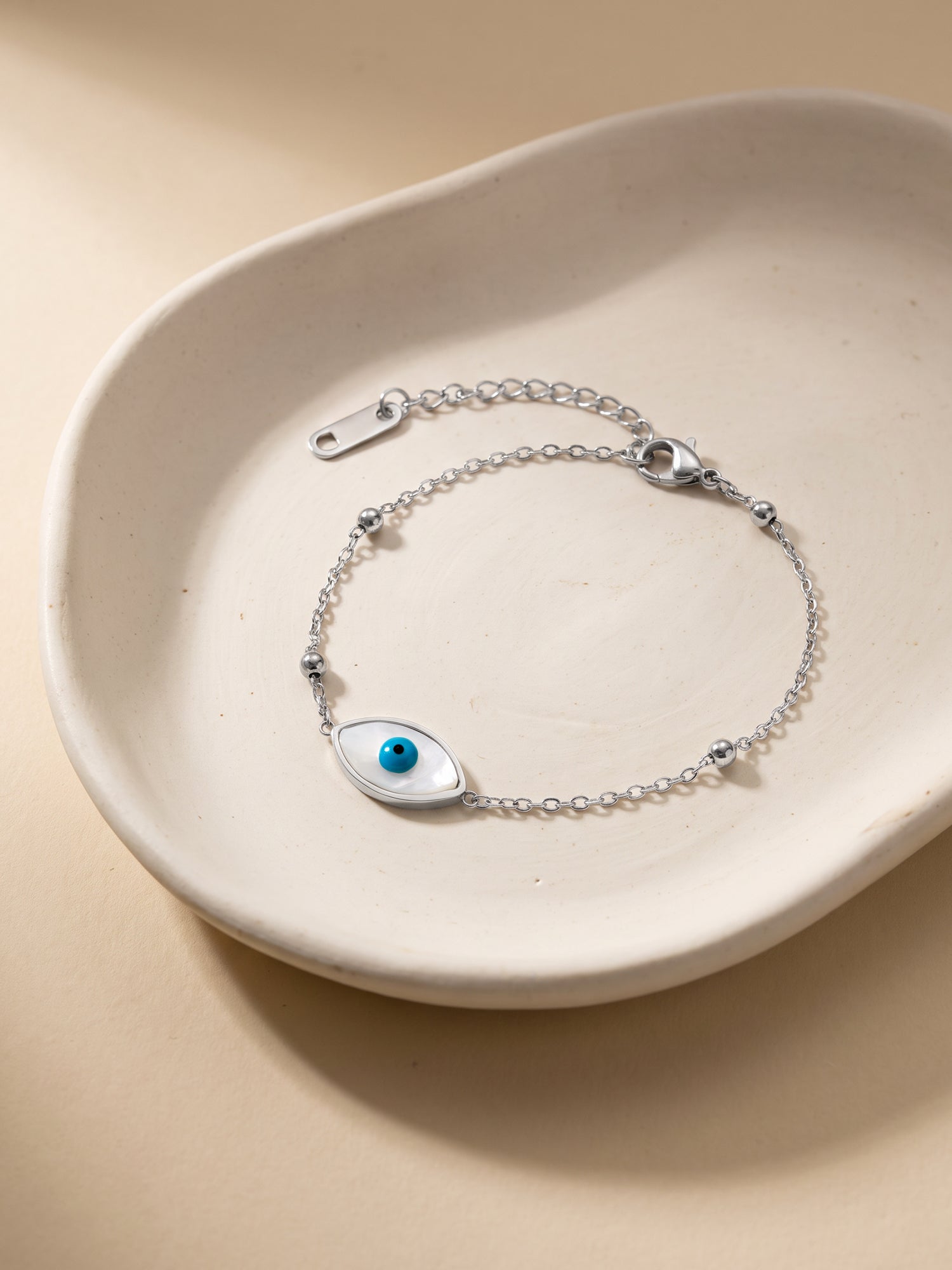 OnnMe by GIVA Evil Eye Rhodium Plated Rakhi Bracelet