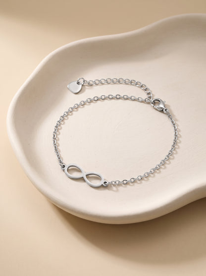 OnnMe by GIVA Infinity Spark Rhodium Plated Rakhi Bracelet