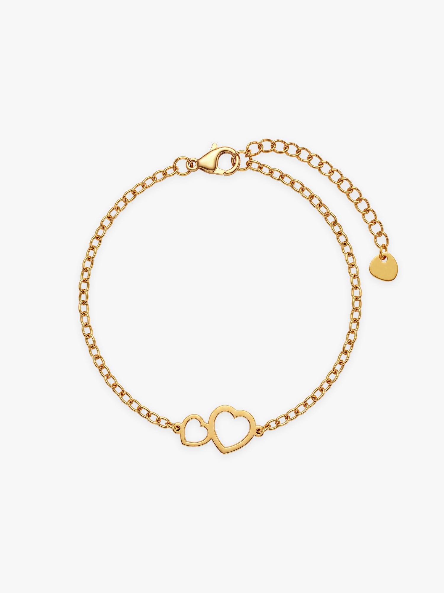OnnMe by GIVA Soft Heart Gold Plated Rakhi Bracelet