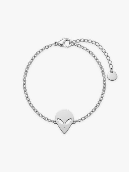 OnnMe by GIVA Modern Alien Rhodium Plated Rakhi Bracelet
