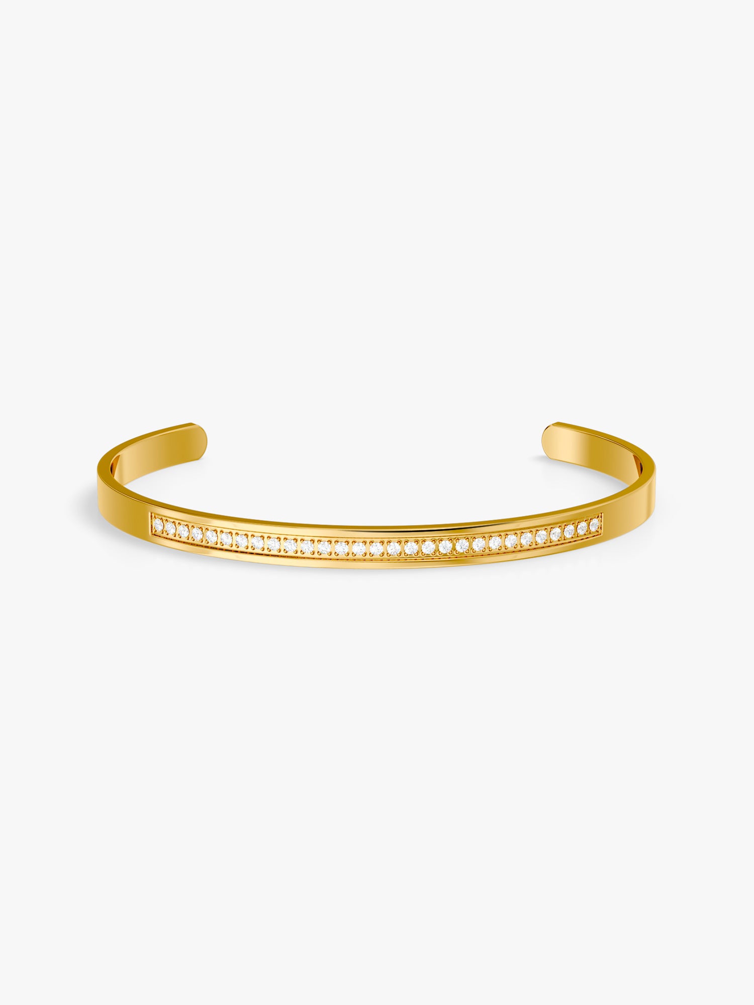 OnnMe by GIVA Stone Cold Gold Plated Cuff Bracelet