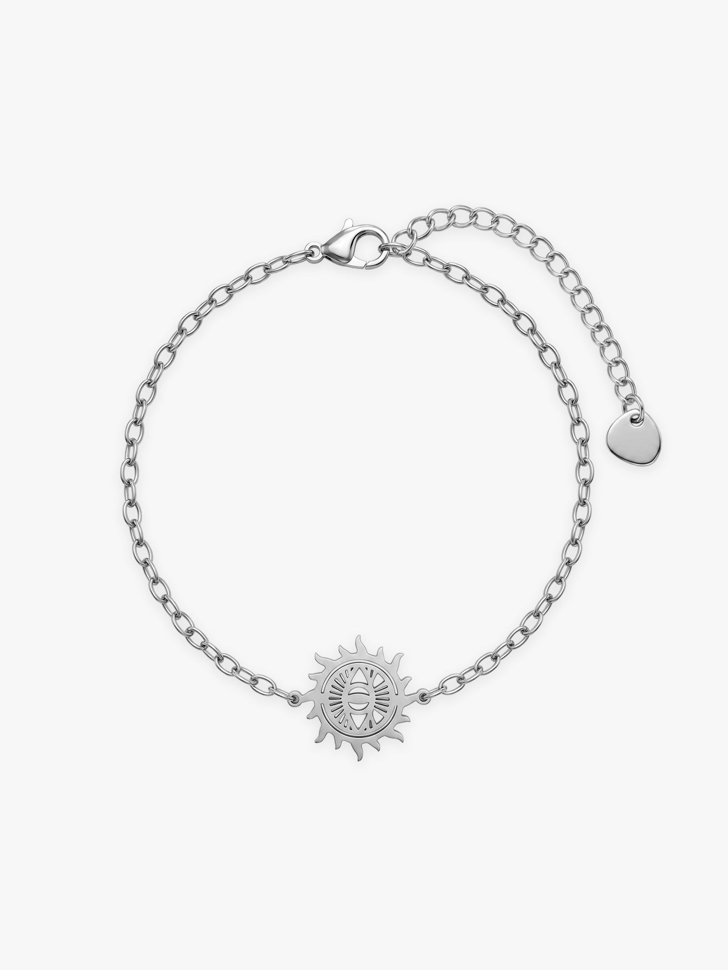 IXIA by GIVA Sun Drift Rhodium Plated Rakhi Bracelet