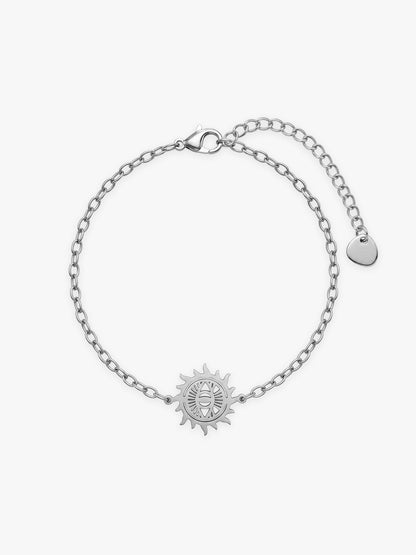 IXIA by GIVA Sun Drift Rhodium Plated Rakhi Bracelet