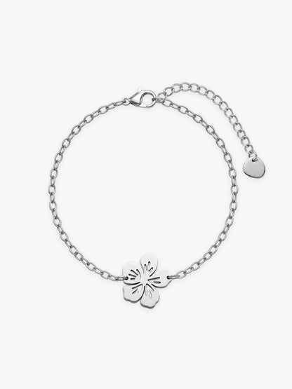 OnnMe by GIVA Modern Flora Rhodium Plated Rakhi Bracelet