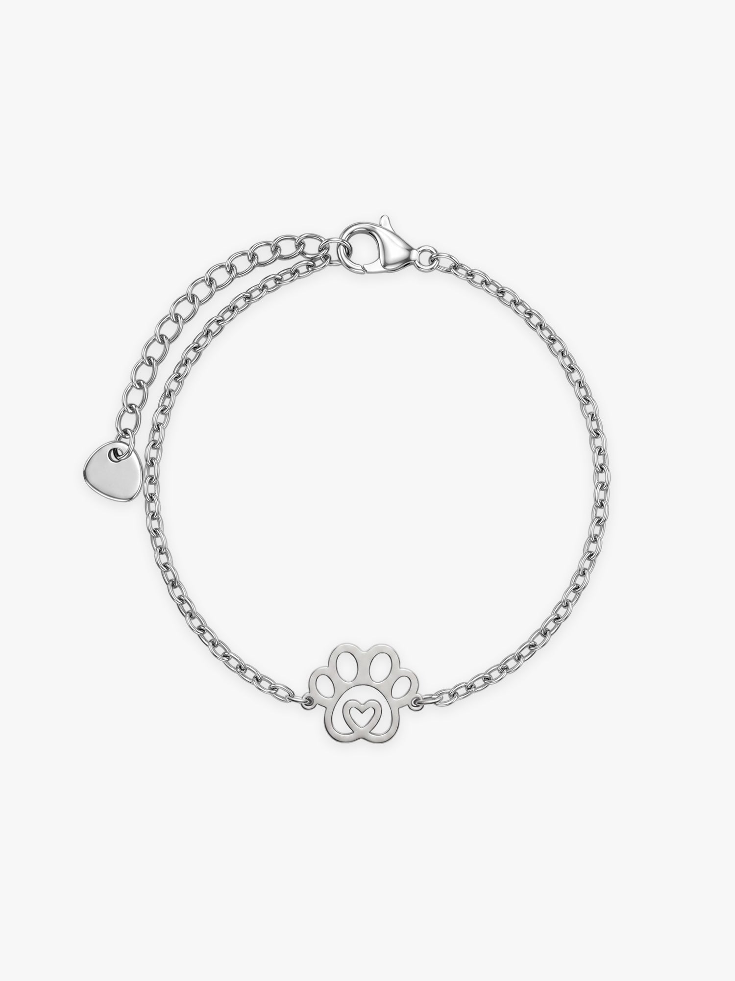 IXIA by GIVA Paw Bond Rhodium Plated Rakhi Bracelet For Men