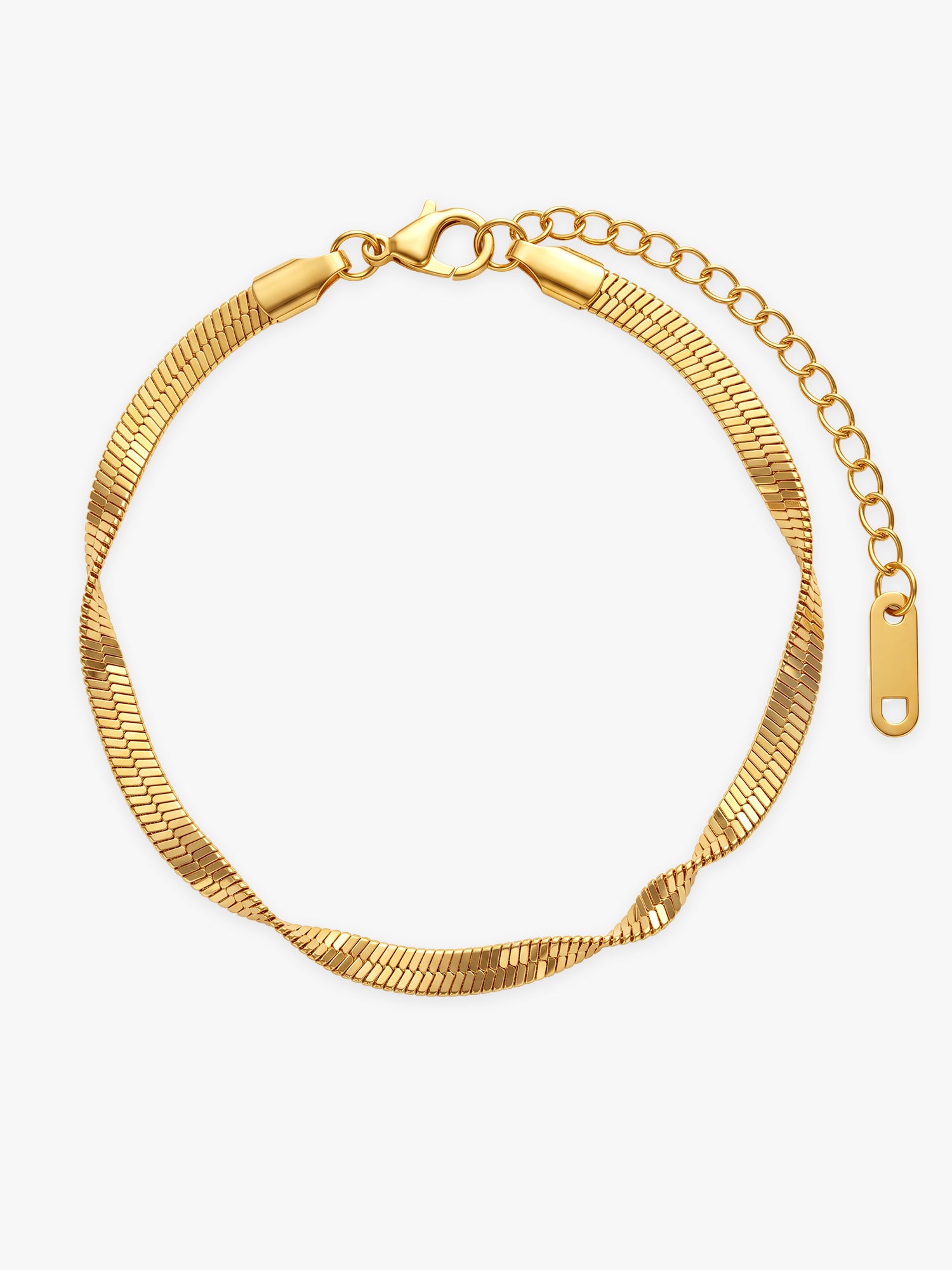 IXIA by GIVA Sparkle Crush Gold Plated Bracelet