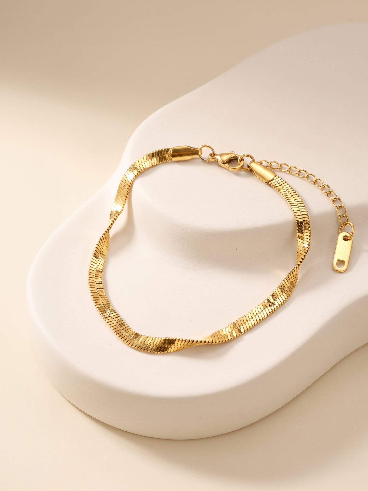 IXIA by GIVA Sparkle Crush Gold Plated Bracelet