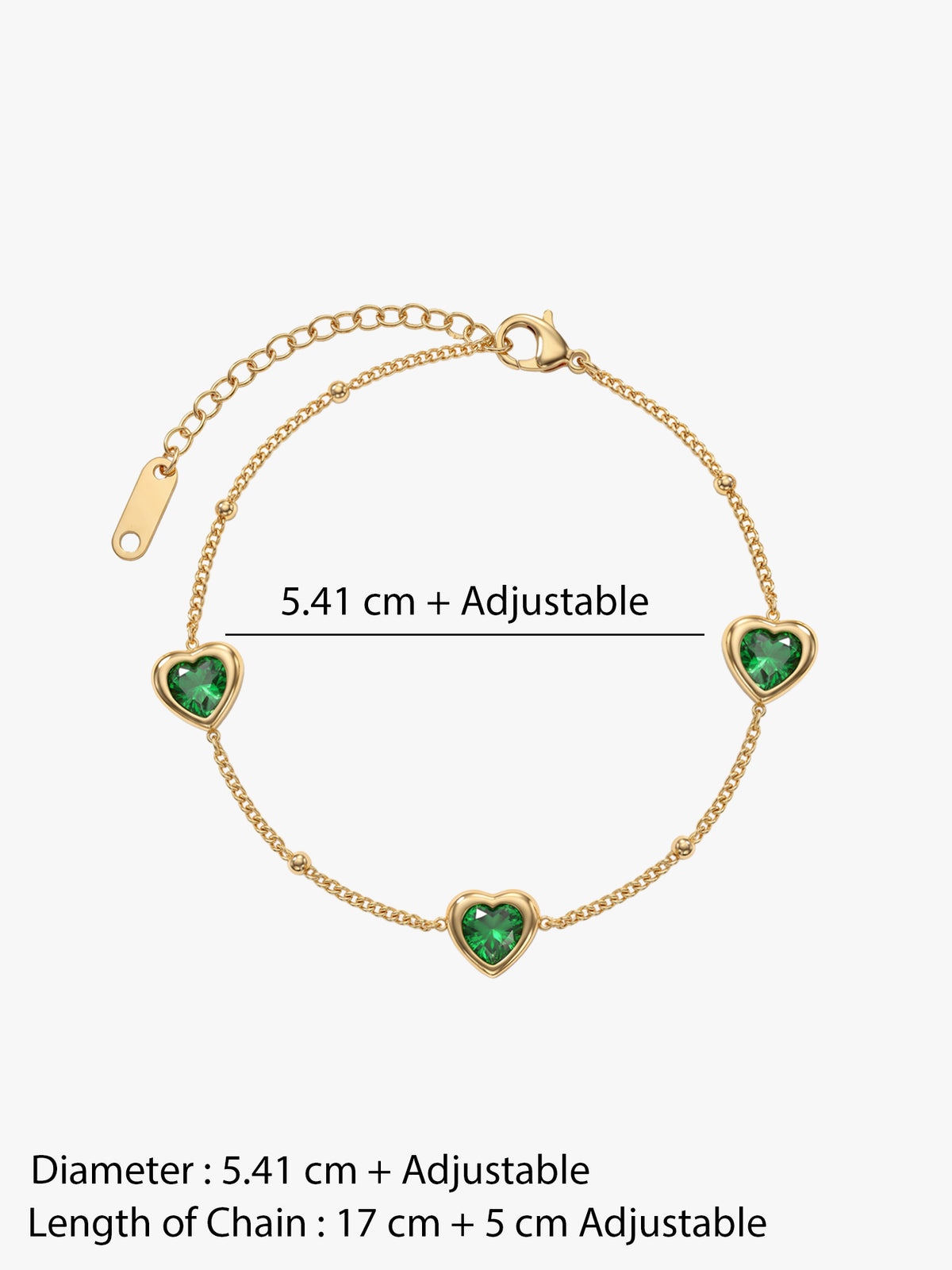 IXIA by GIVA Lover Girl Gold Plated Bracelet