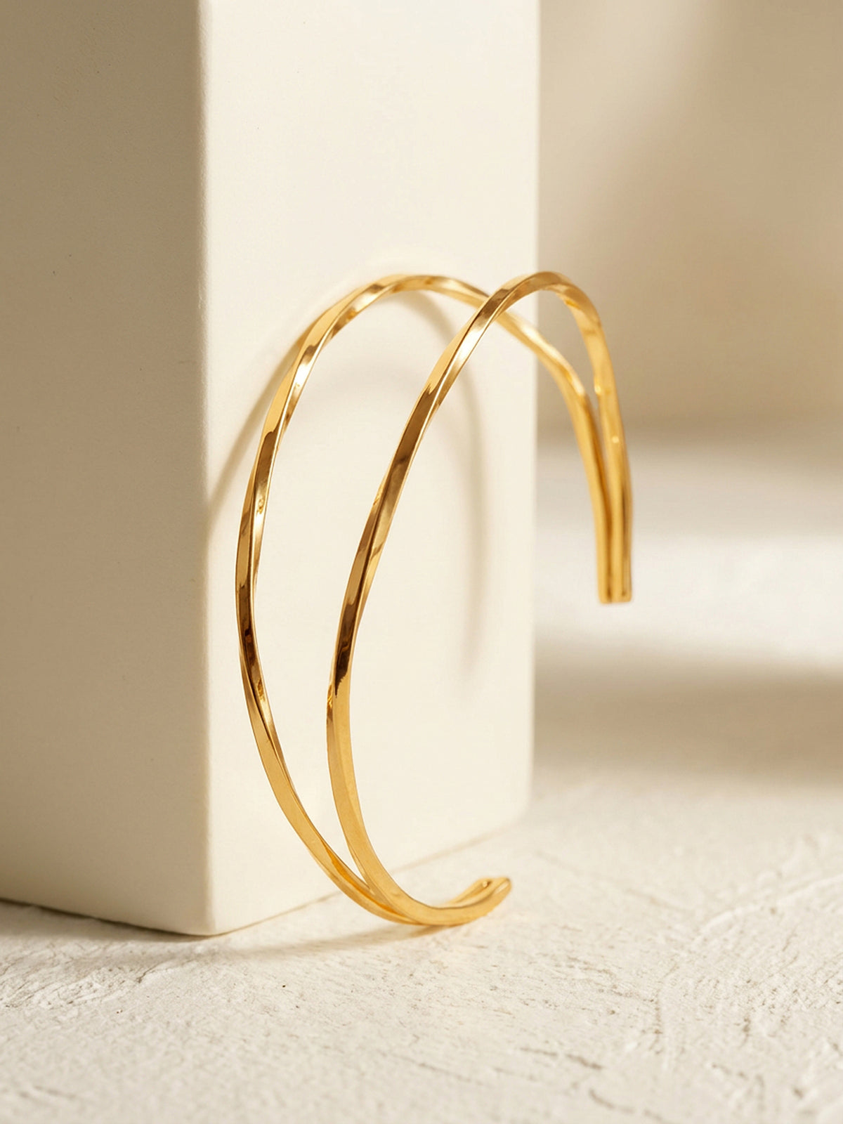 IXIA by GIVA Caught Looking Gold Plated Cuff Bracelet