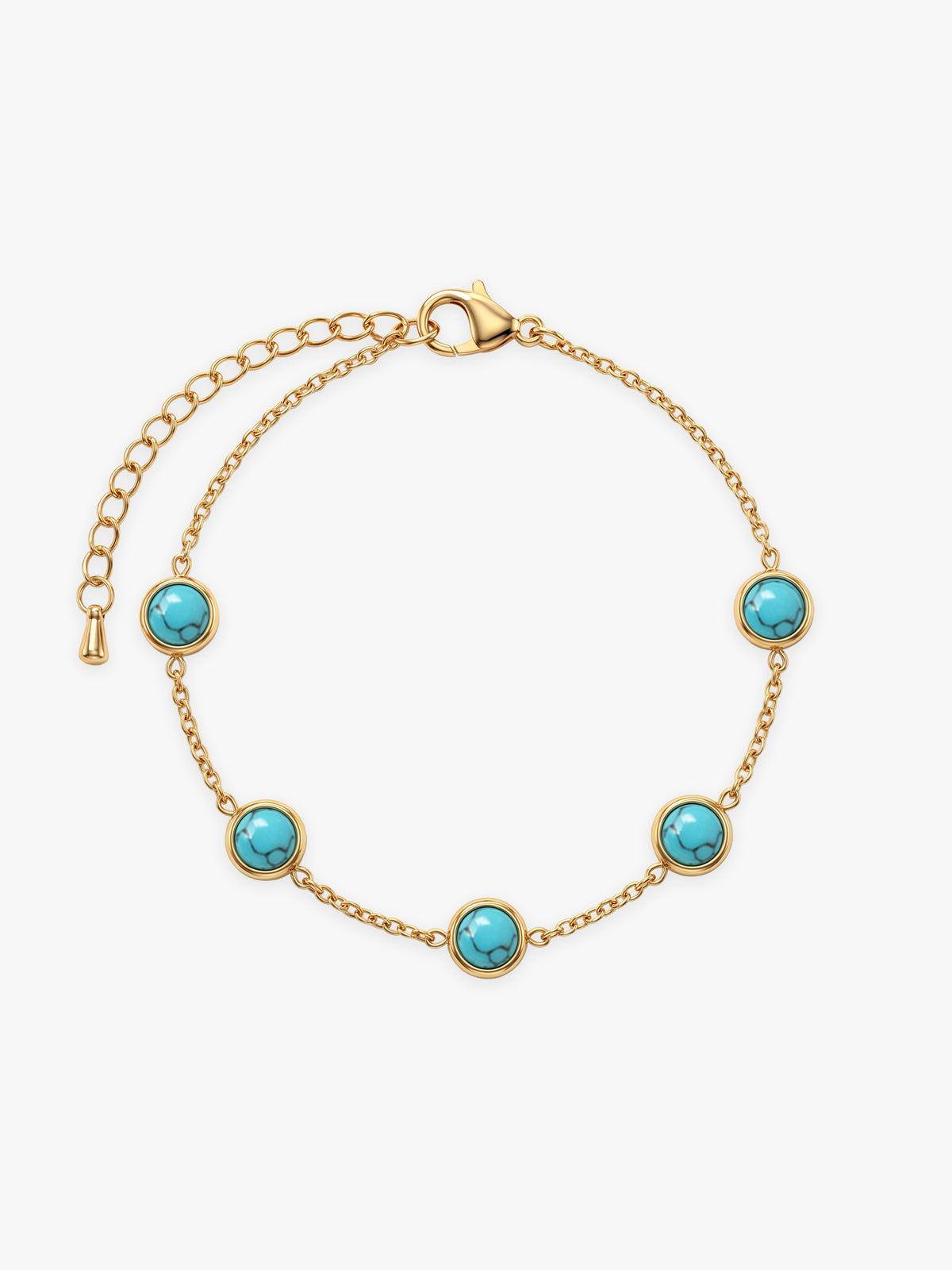 IXIA by GIVA True Blue Gold Plated Bracelet