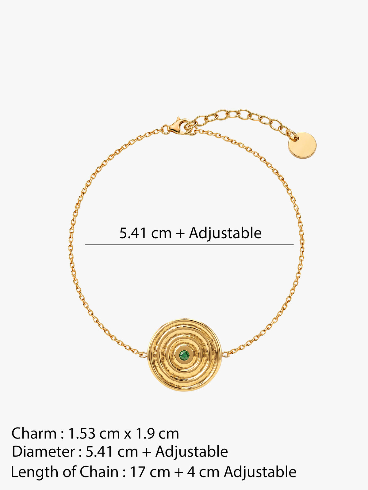 IXIA by GIVA Midnight Portal Gold Plated Bracelet