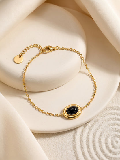 IXIA by GIVA Dark Matter Gold Plated Bracelet