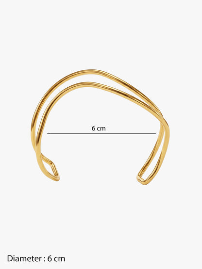 Unfiltered Gold Plated Cuff Bracelet