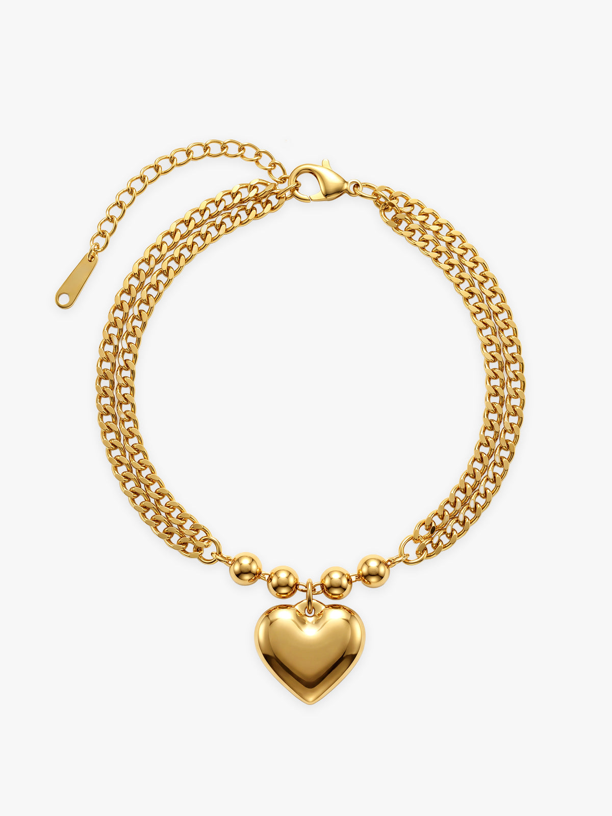 IXIA by GIVA Love Angle Gold Plated Bracelet