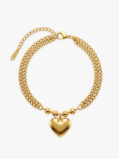 IXIA by GIVA Love Angle Gold Plated Bracelet