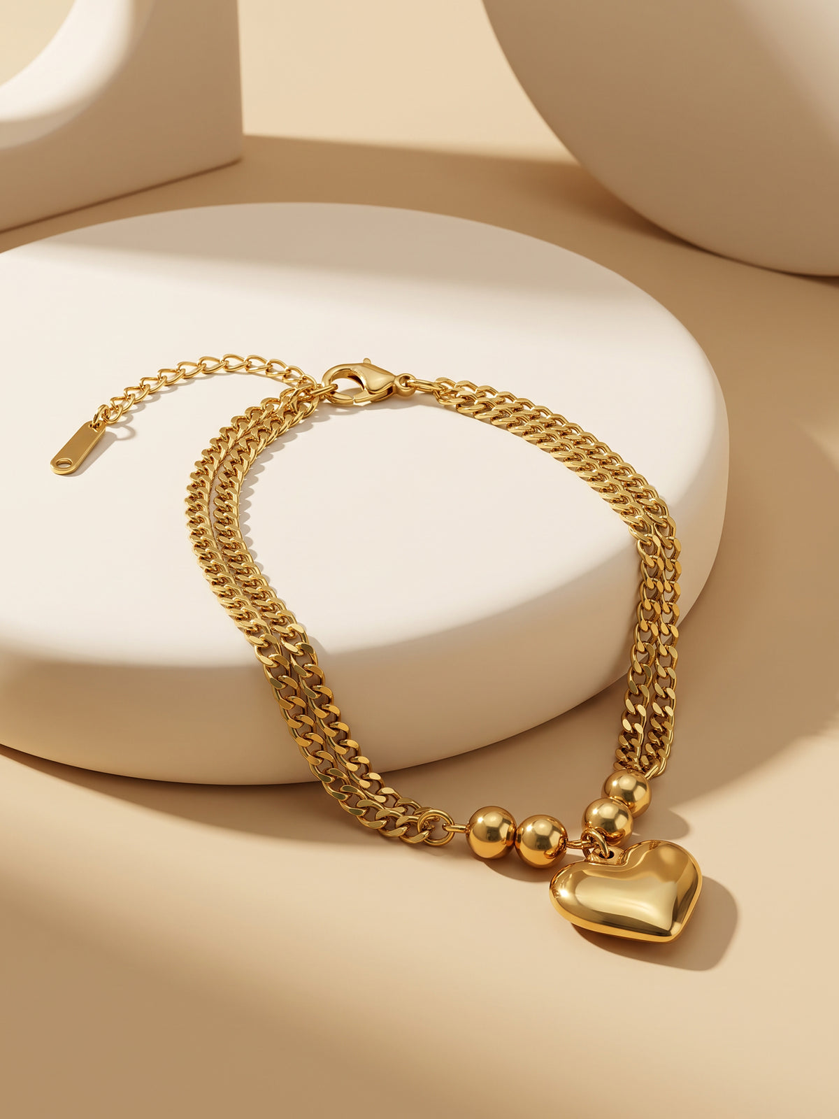 IXIA by GIVA Love Angle Gold Plated Bracelet
