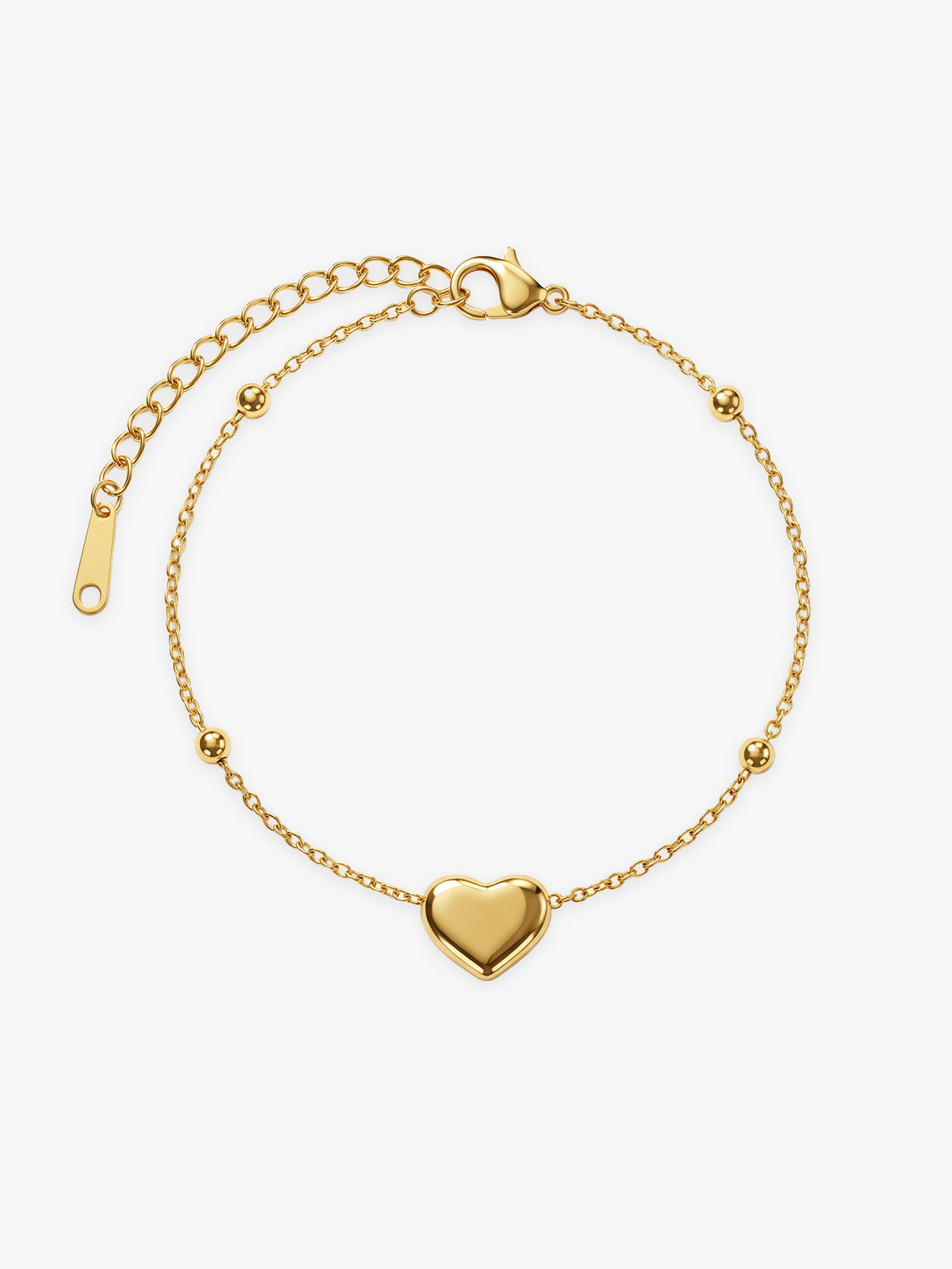 IXIA by GIVA Hearthrob Gold Plated Bracelet