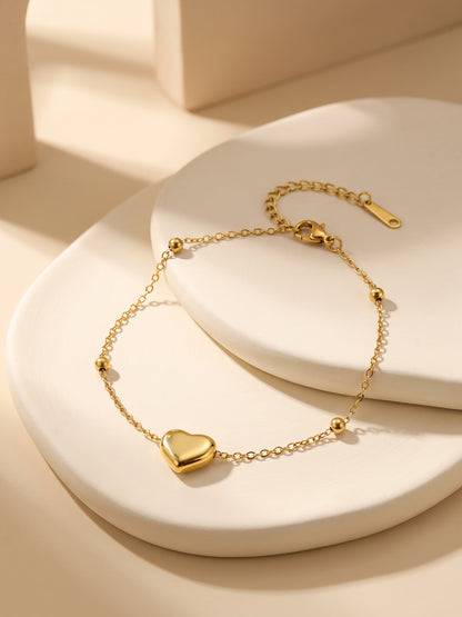 IXIA by GIVA Hearthrob Gold Plated Bracelet