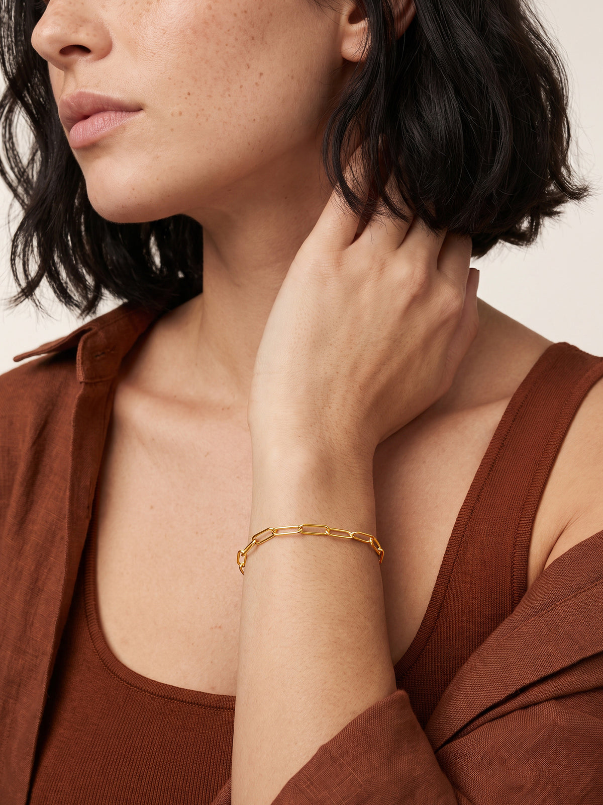 IXIA by GIVA Office Hours Gold Plated Bracelet