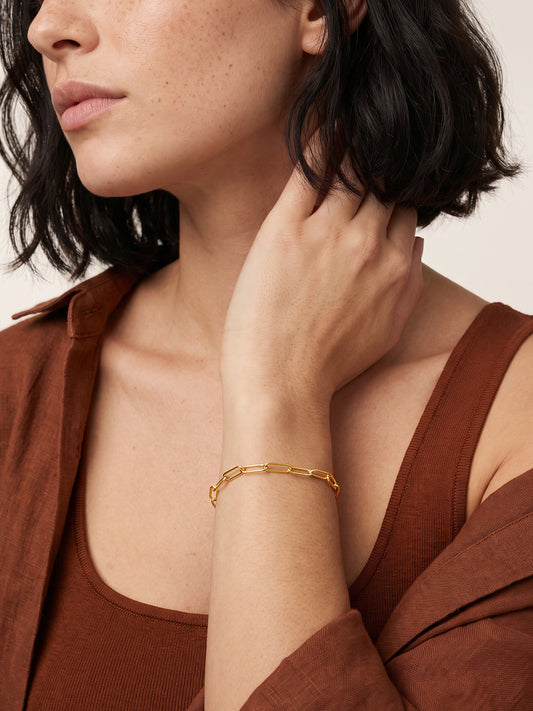 IXIA by GIVA Office Hours Gold Plated Bracelet