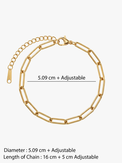 IXIA by GIVA Office Hours Gold Plated Bracelet