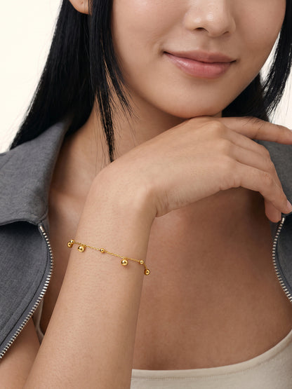 IXIA by GIVA Orbit Mode Gold Plated Bracelet