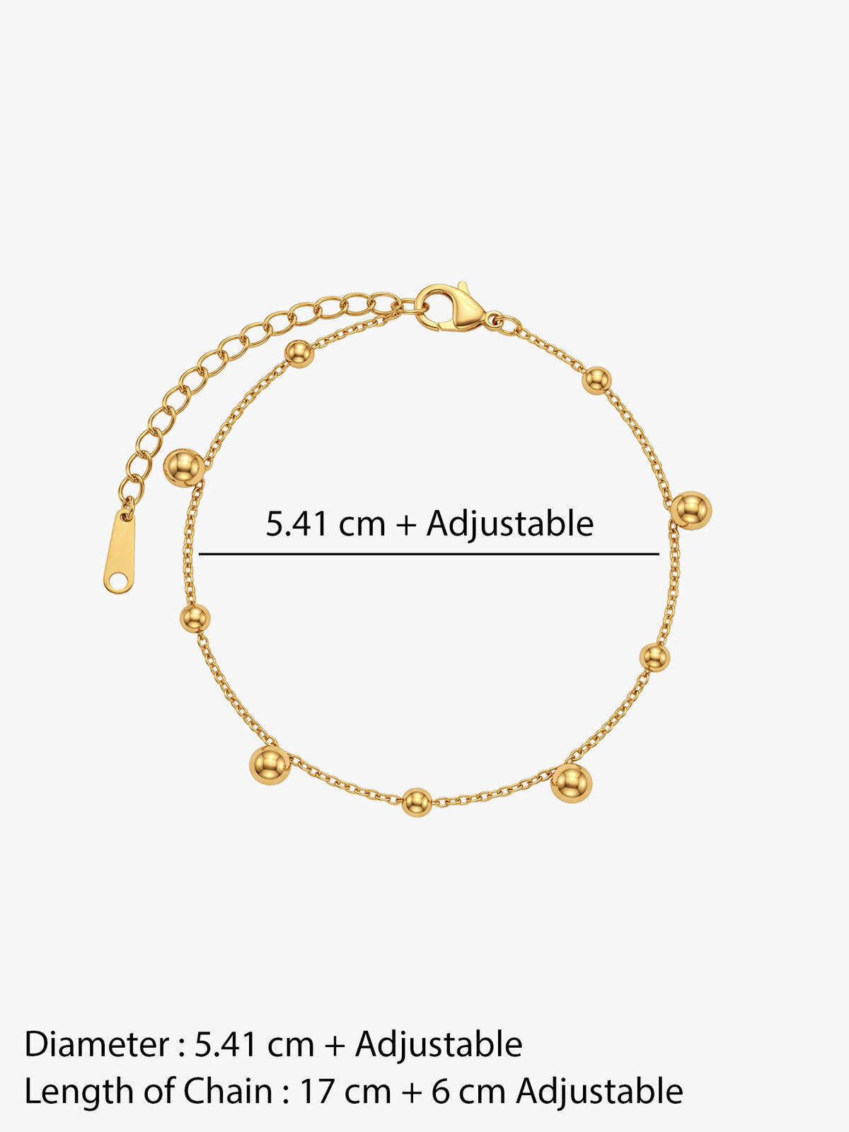 IXIA by GIVA Orbit Mode Gold Plated Bracelet